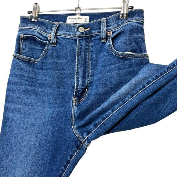 Abercrombie & Fitch Curve Love The Flare Ultra High Rise Jeans Women’s 28 - Picture 7 of 13